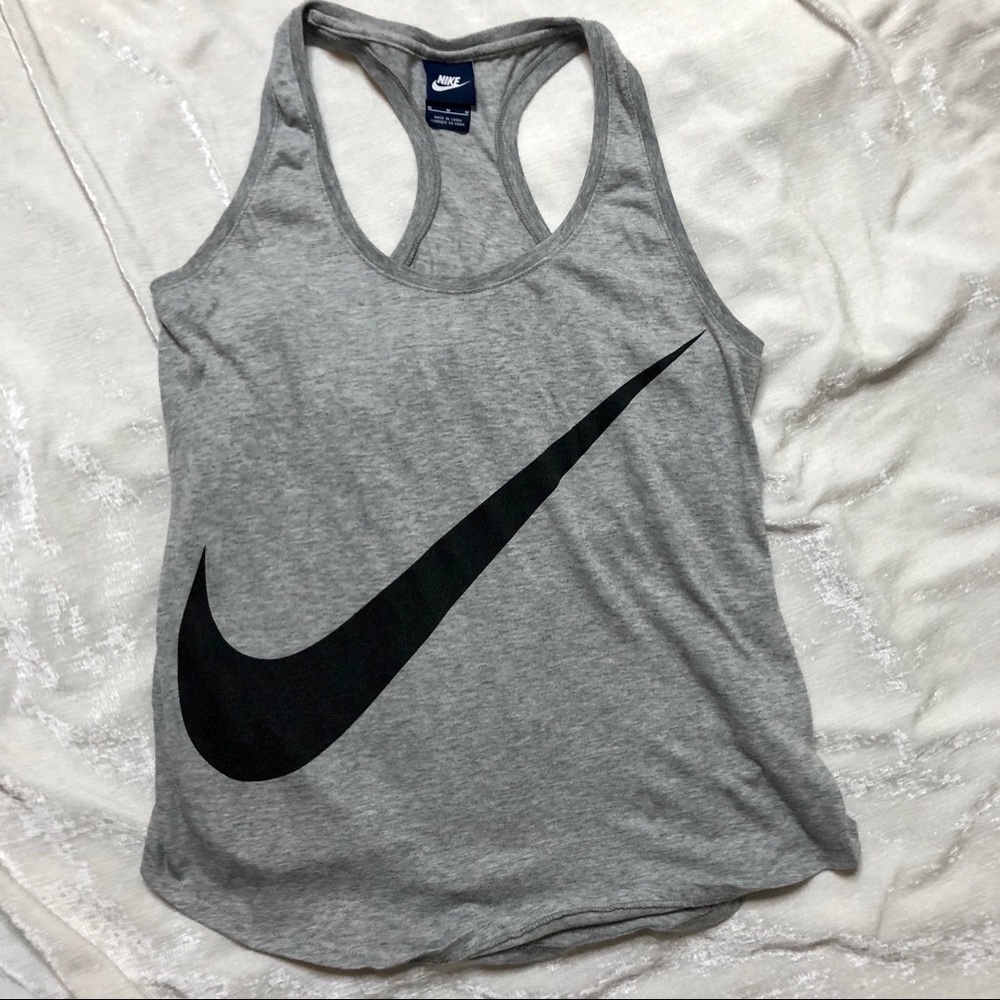 Grey Nike “Swoosh” Tank Top